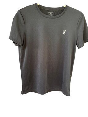 On Running Core-T Womens Small Black Short Sleeve Running Shirt